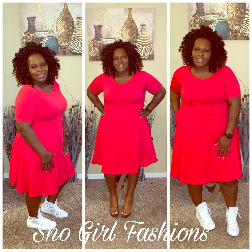 Sho Girl Fashions Versatile Red Dress
